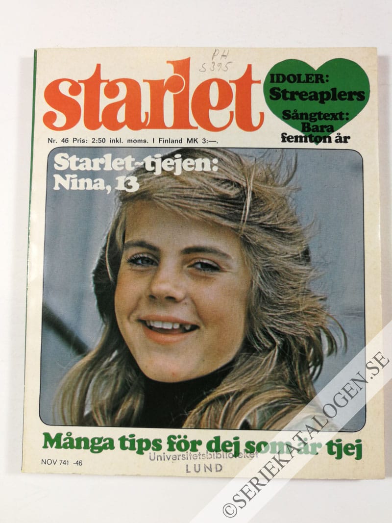 Framsida på Starlet #46 (1975)
