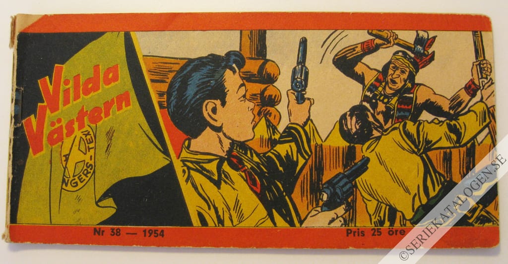 Framsida på Vilda Västern #38 (1954)