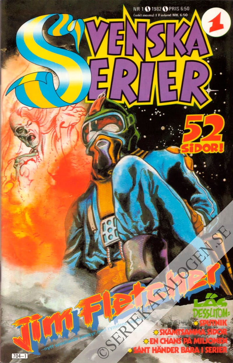 Framsida på Svenska serier #1 (1982)