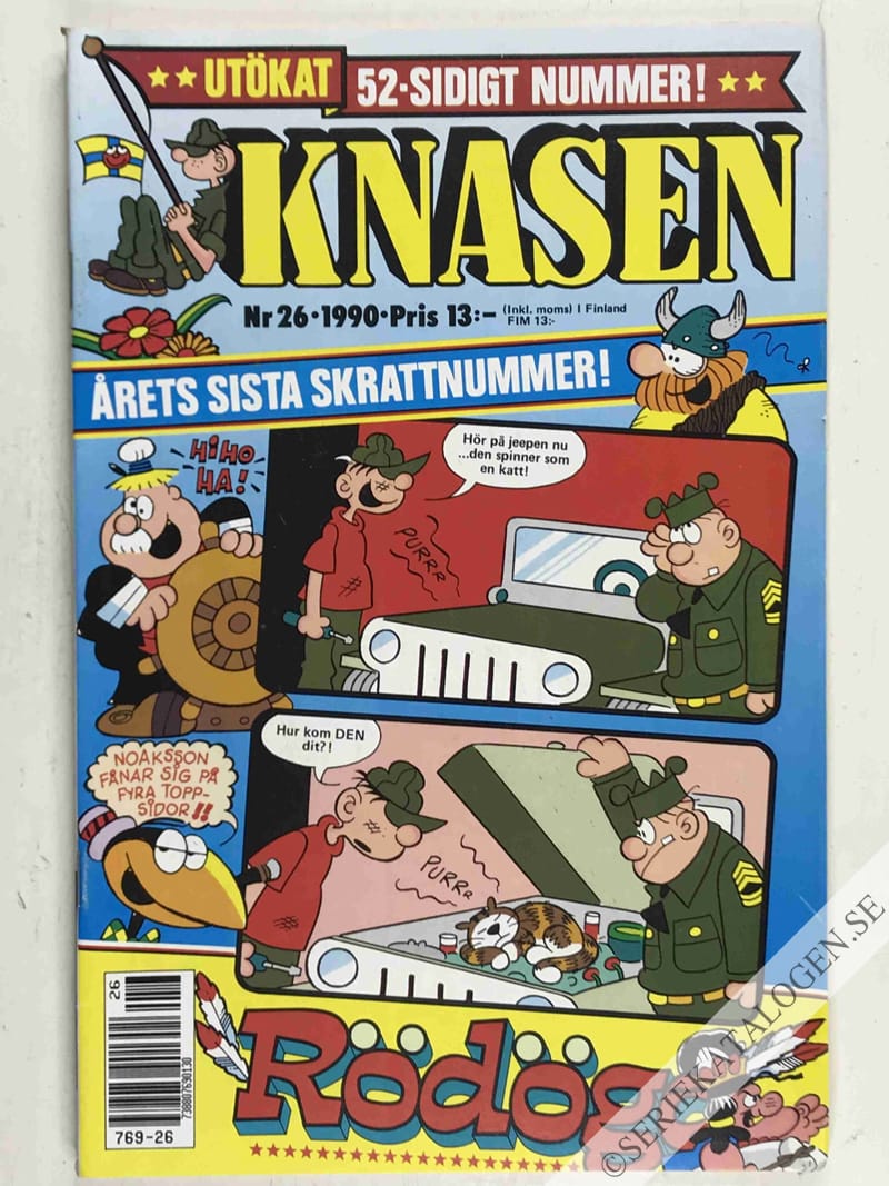Framsida på Knasen #26 (1990)