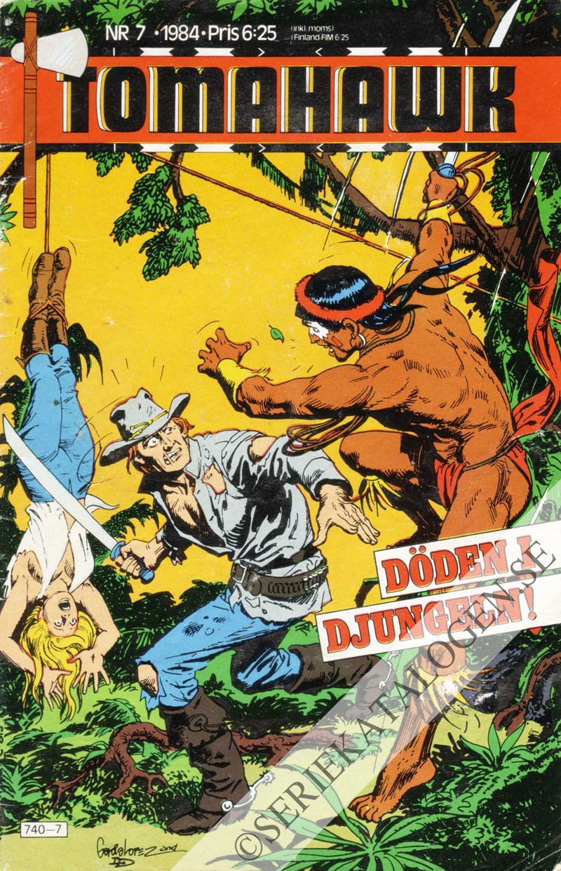Framsida på Tomahawk #7 (1984)