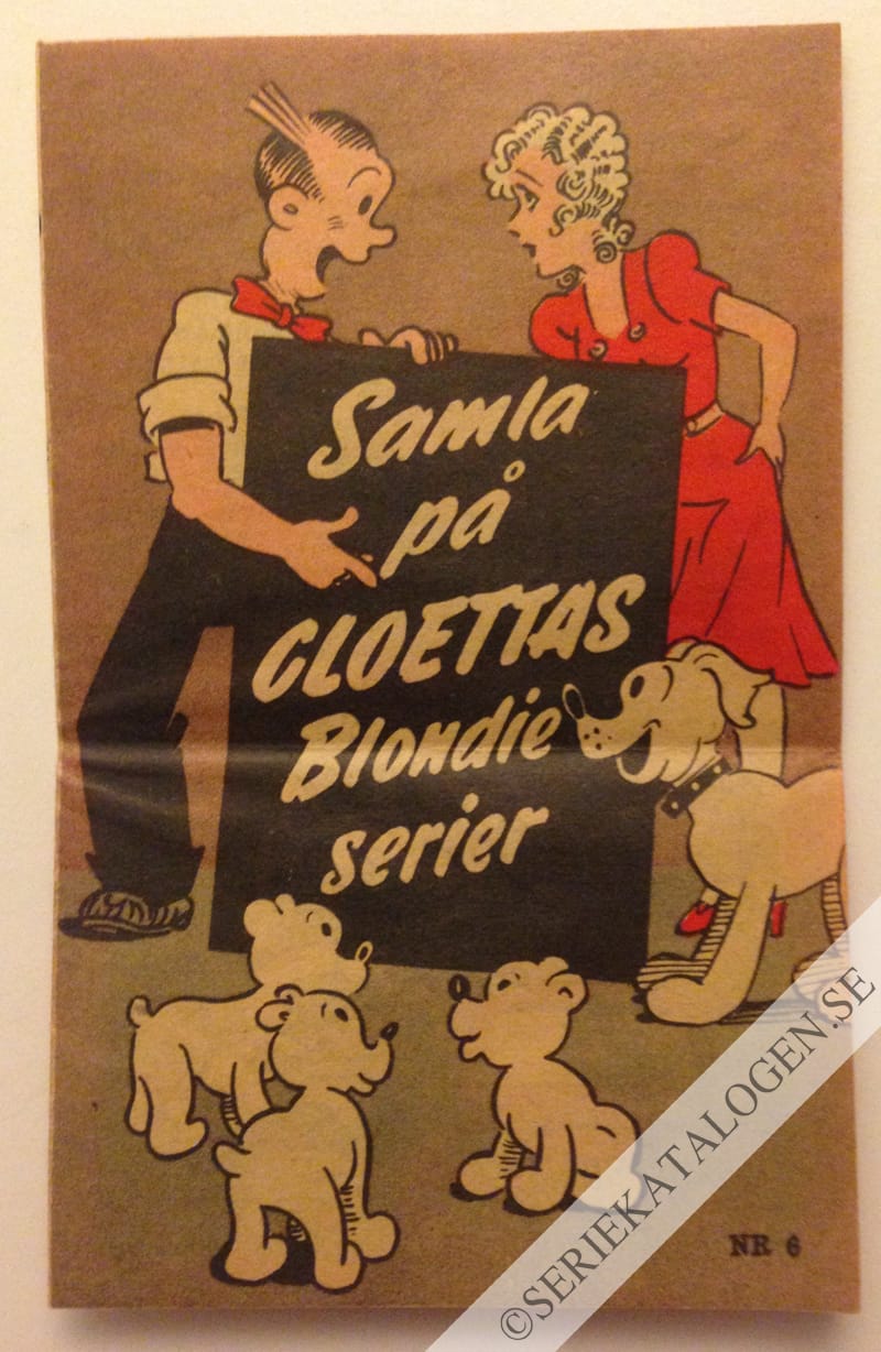 Cloettas Blondie-serier (19??)