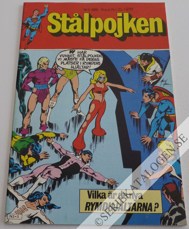 Framsida på Stålpojken #5 (1976)
