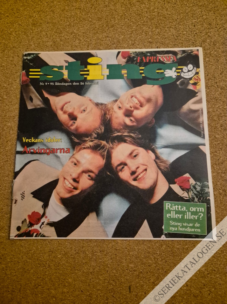 Framsida på Sting-Expressen #9 (1995)