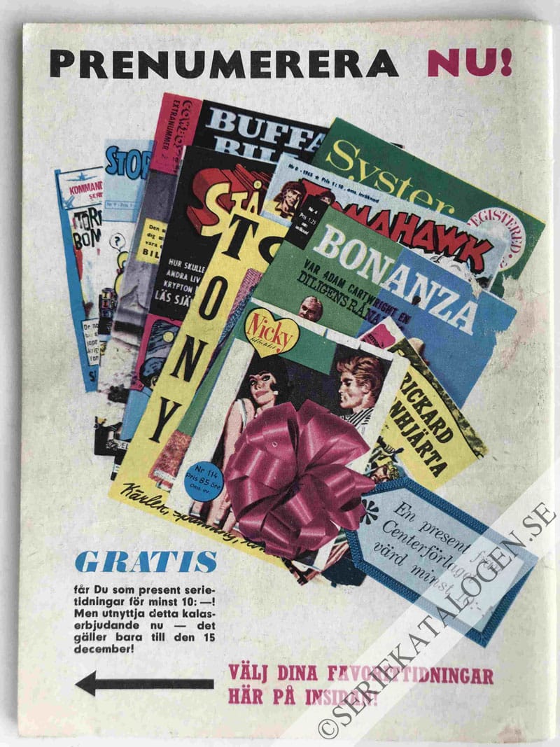Baksida på Skräckens konvoj (1963)