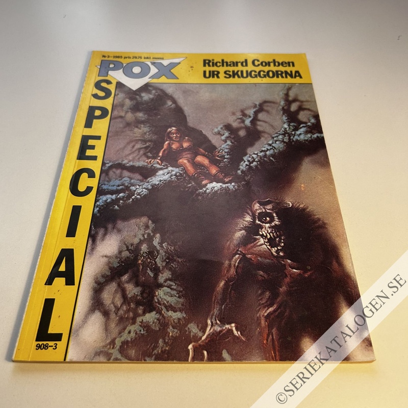 Framsida på Pox special Ur skuggorna (1985)