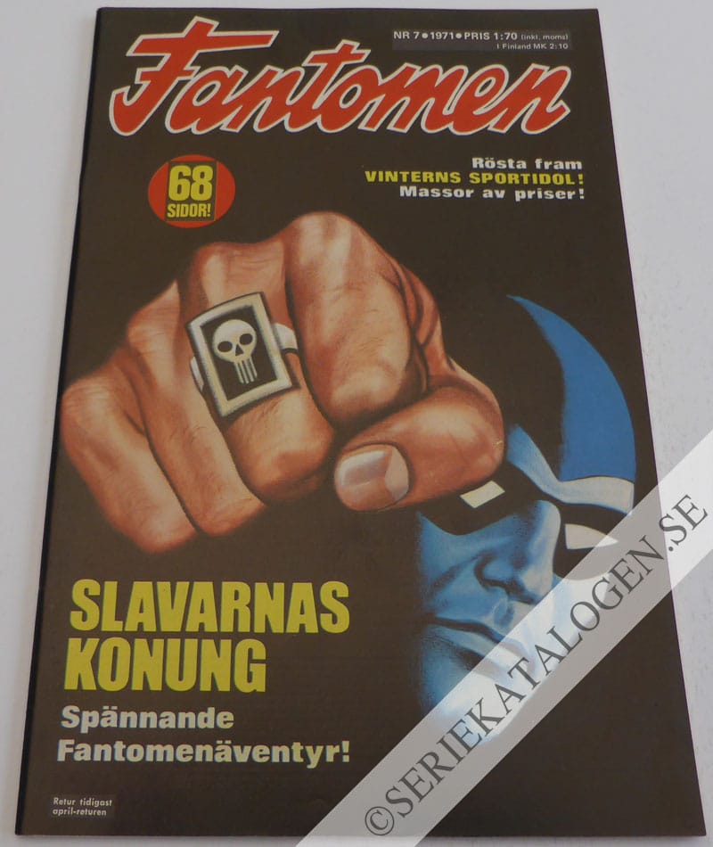 Framsida på Fantomen #7 (1971)