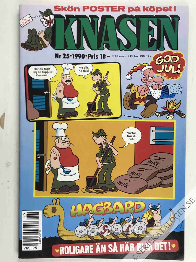 Framsida på Knasen #25 (1990)