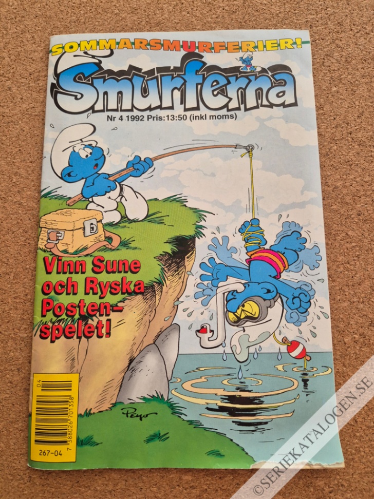 Framsida på Smurferna #4 (1993)