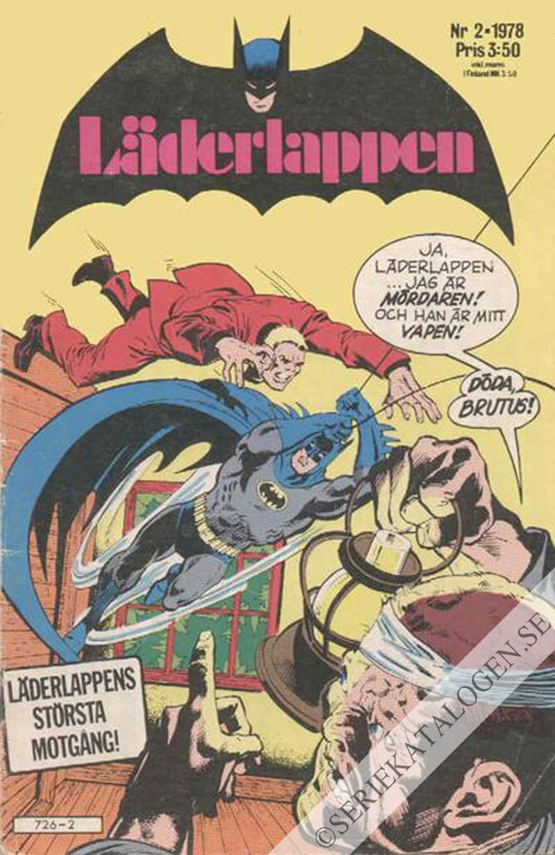 Framsida på Läderlappen och Robin #2 (1978)