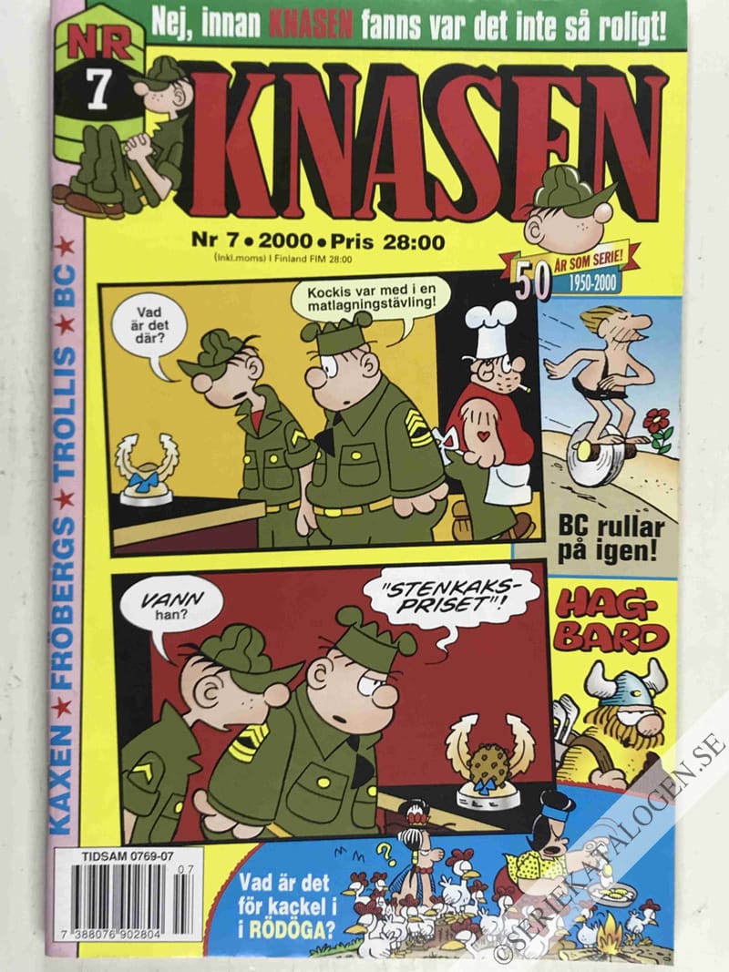 Framsida på Knasen #7 (2000)