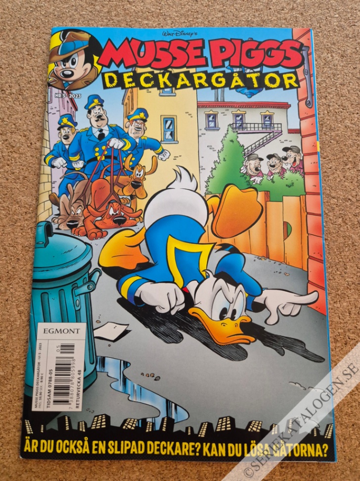 Framsida på Musse Piggs deckargåtor #5 (2023)