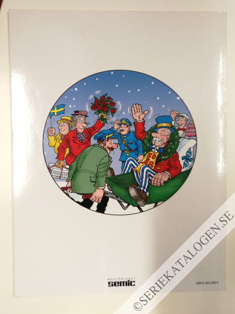 Baksida på Åsa-Nisse 50-årsjubilerar (2005)