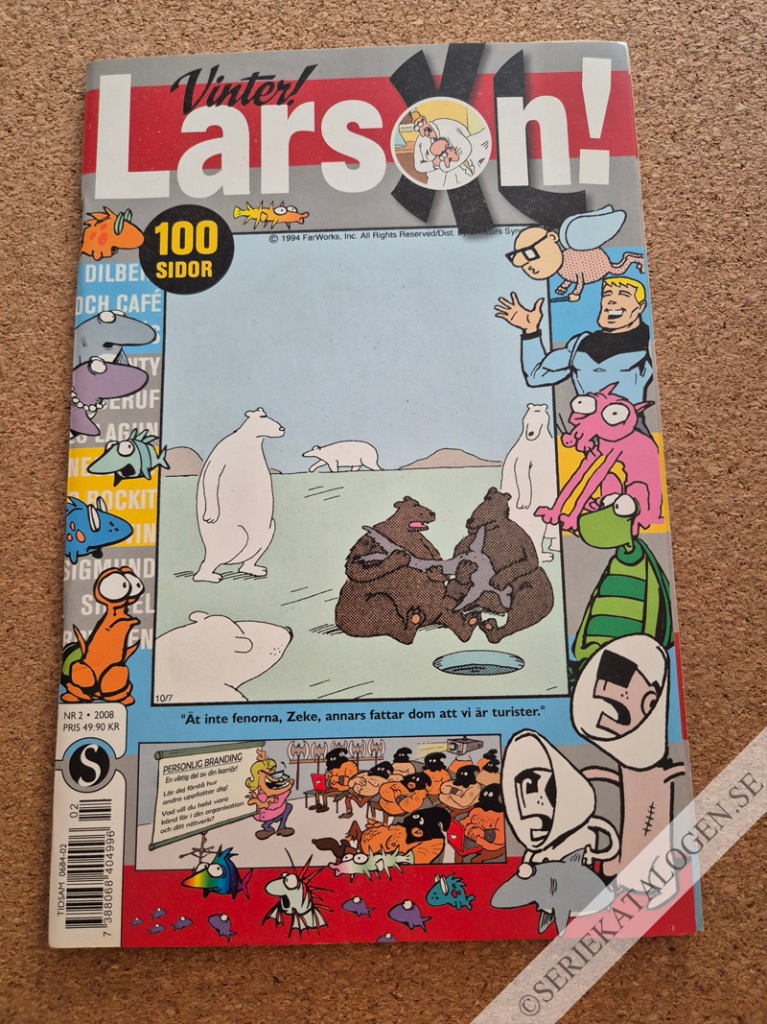 Framsida på Larson! XL #2 (2008)