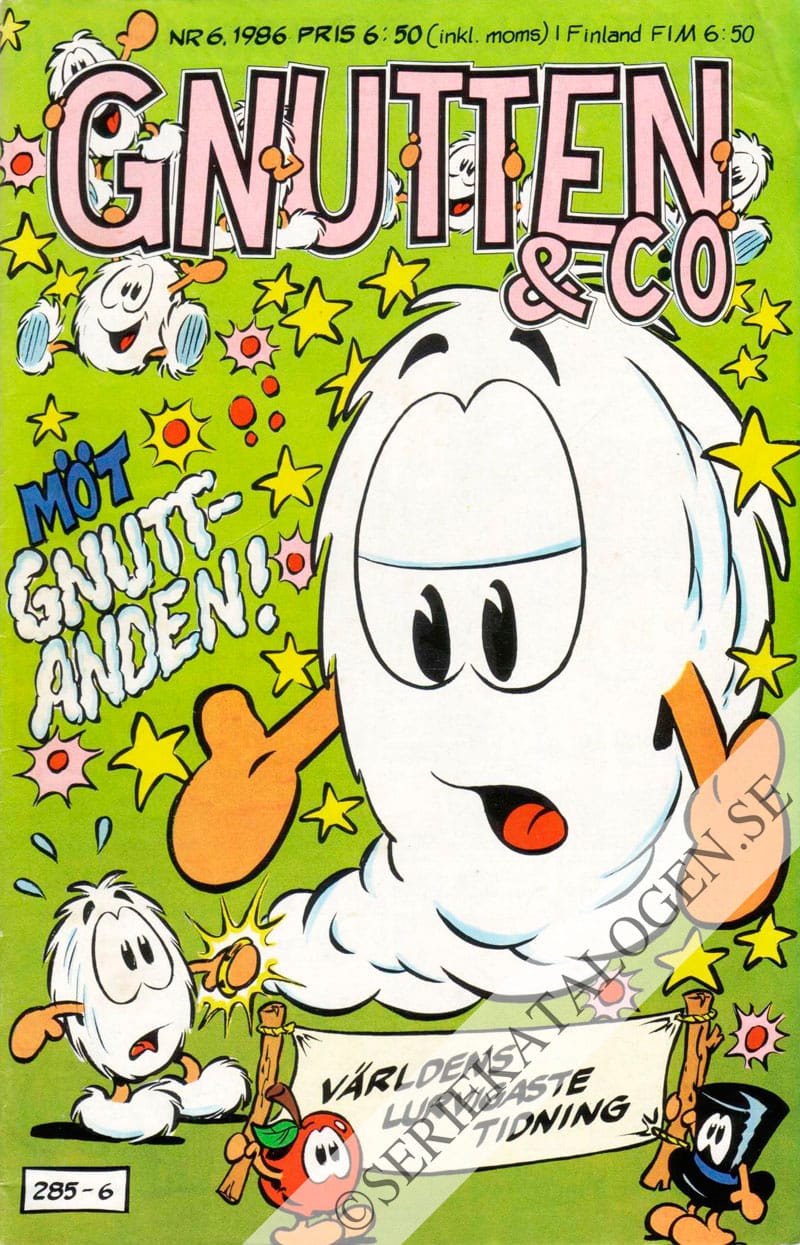 Framsida på Gnutten & C:o #6 (1986)