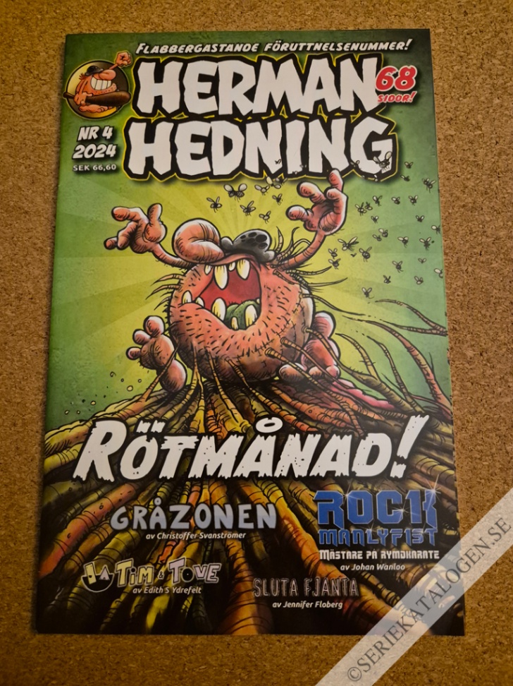 Framsida på Herman Hedning #4 (2024)