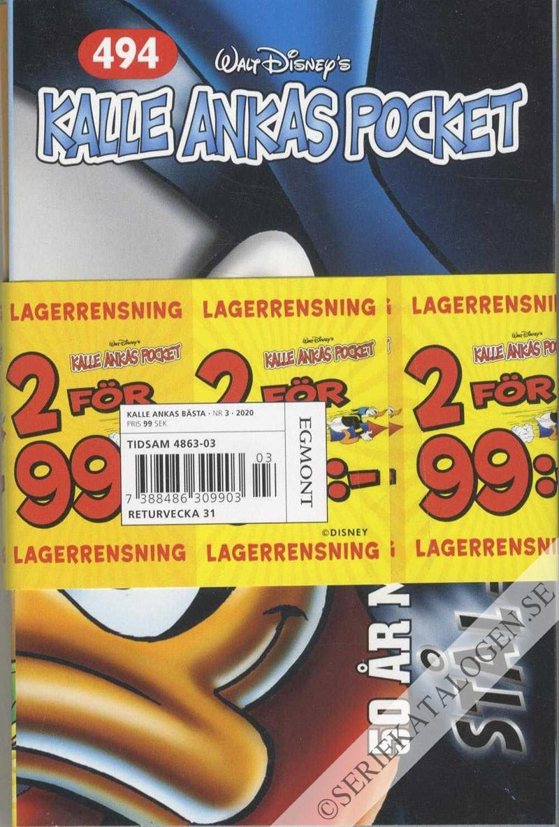 Framsida på Kalle Ankas bästa #3 (2020)