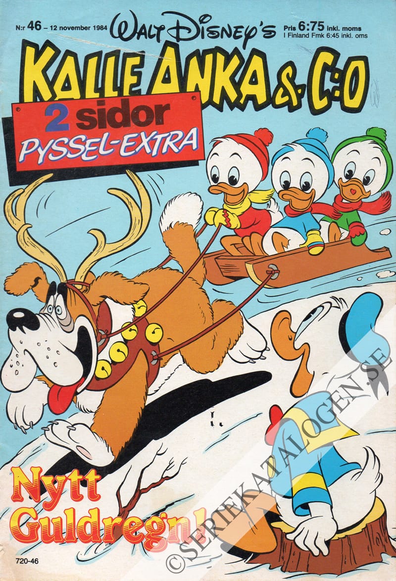 Framsida på Kalle Anka & C:o #46 (1984)