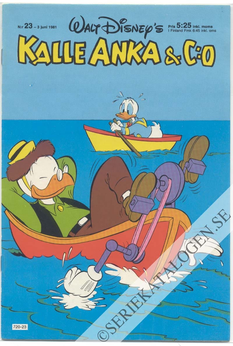 Framsida på Kalle Anka & C:o #23 (1981)