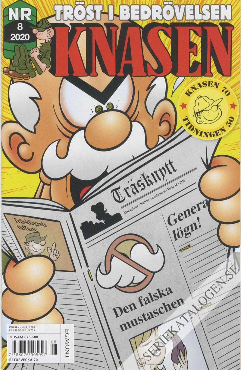 Framsida på Knasen #8 (2020)