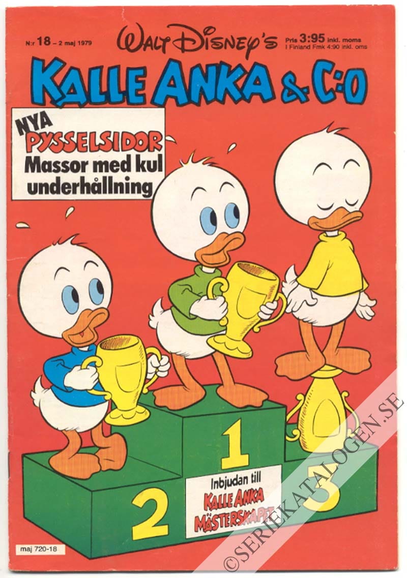 Framsida på Kalle Anka & C:o #18 (1979)