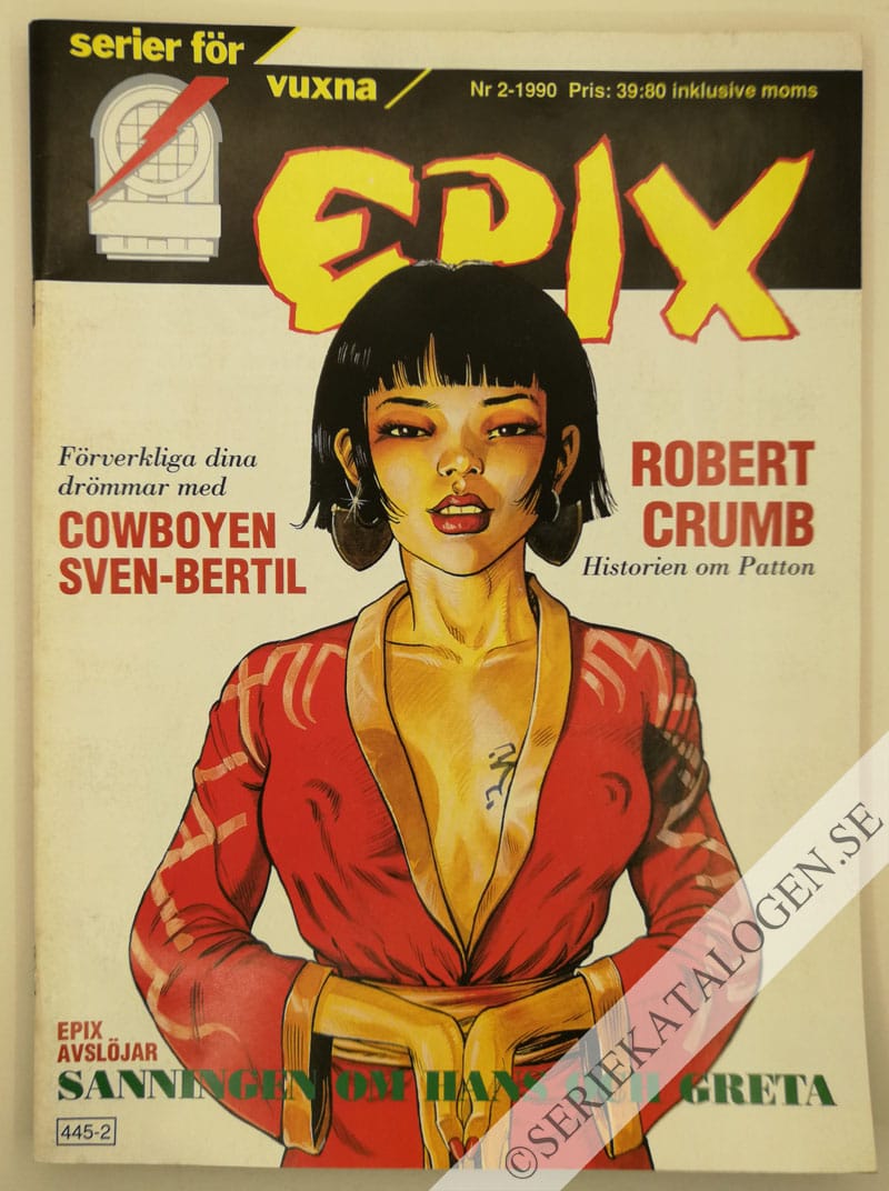Framsida på Epix #2 (1990)