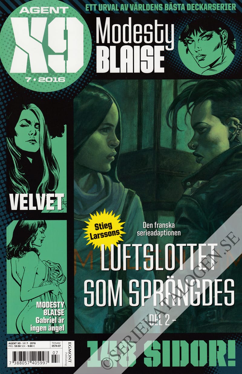 Framsida på Agent X9 #7 (2016)