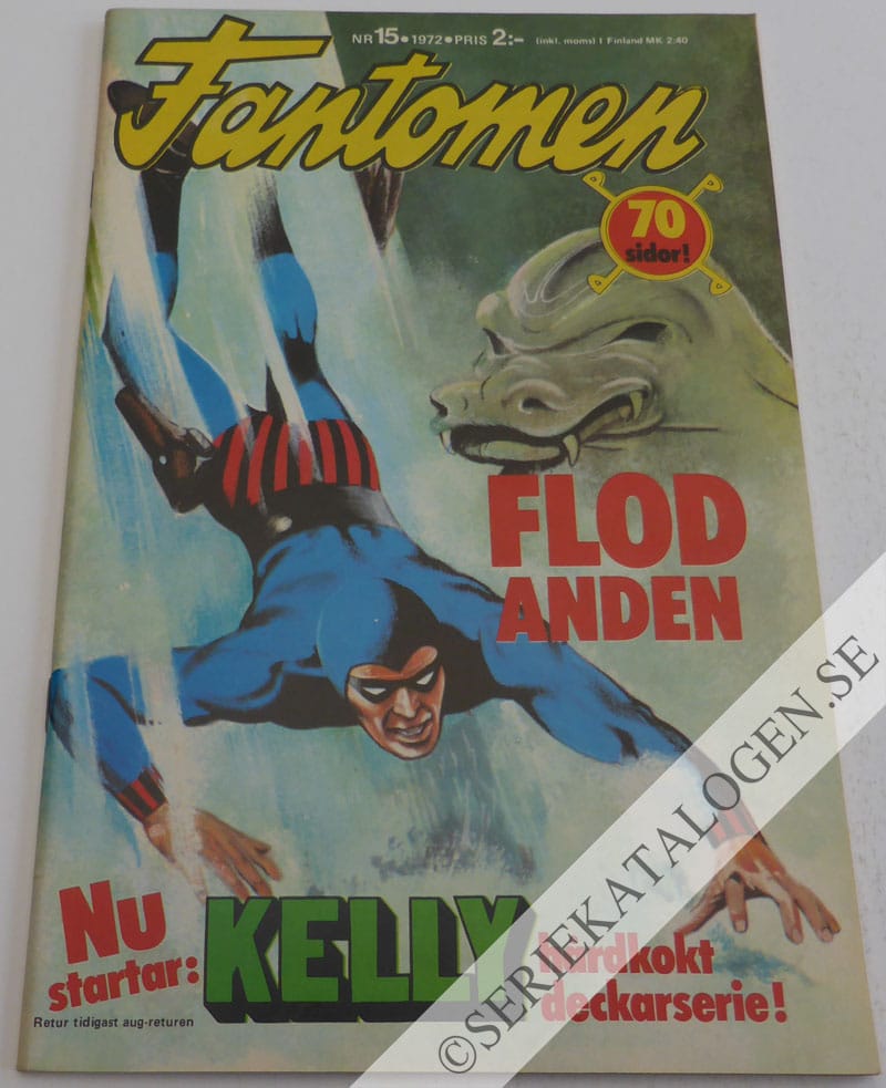 Framsida på Fantomen #15 (1972)