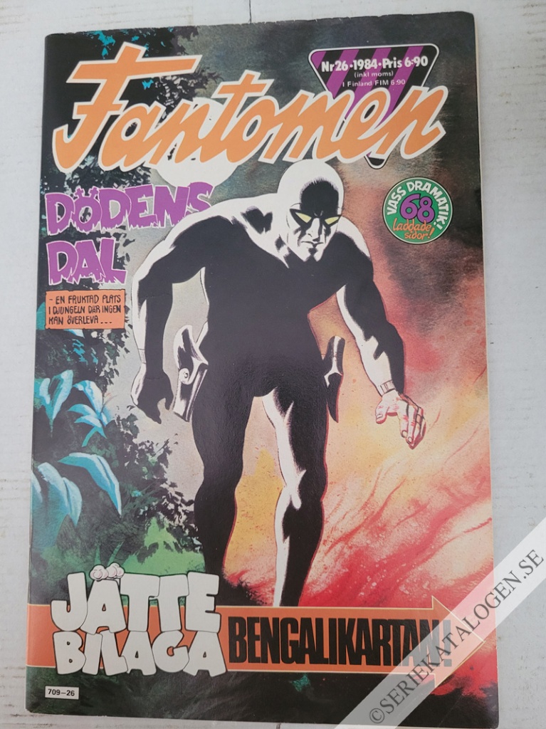 Framsida på Fantomen #26 (1984)