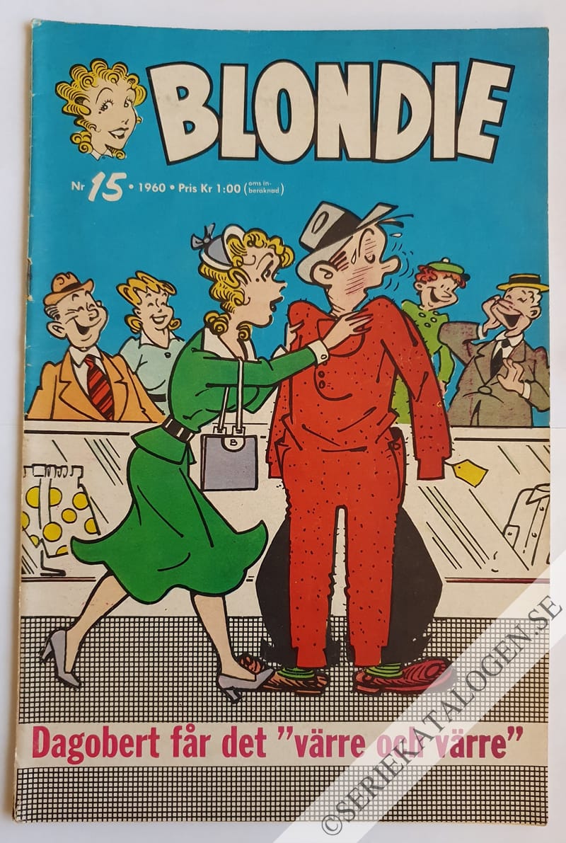 Framsida på Blondie #15 (1960)