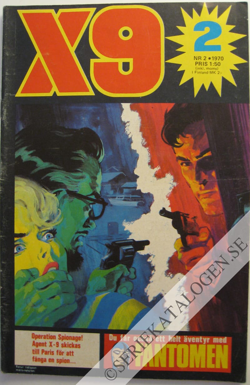 Framsida på X9 #2 (1970)
