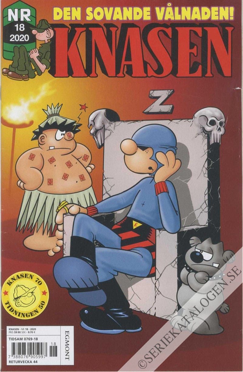 Framsida på Knasen #18 (2020)