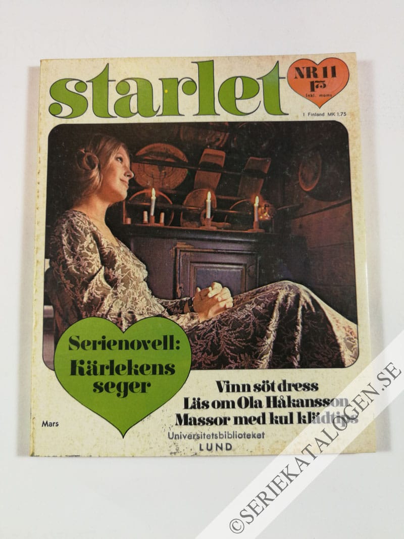 Framsida på Starlet #11 (1972)
