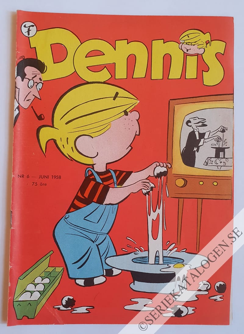 Framsida på Dennis #6 (1958)