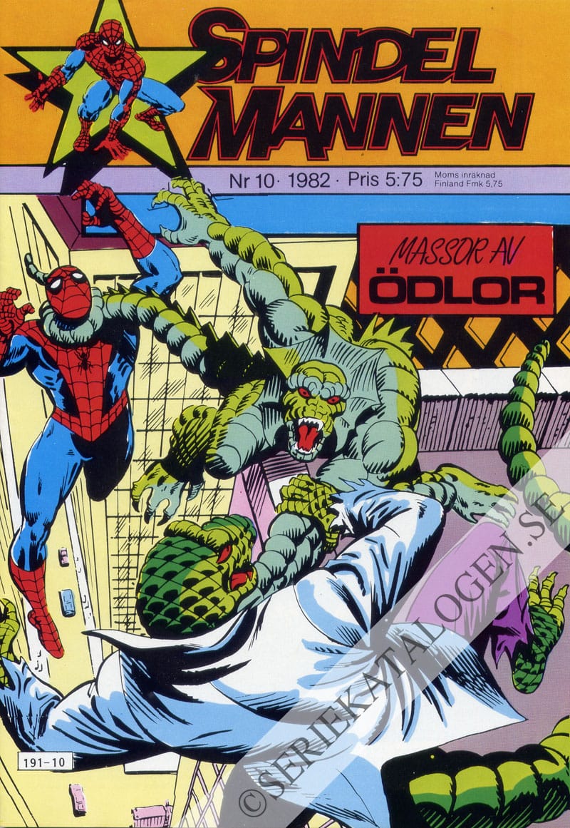 Framsida på Spindelmannen #10 (1982)