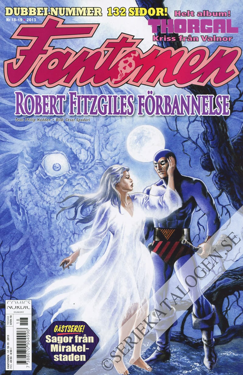 Framsida på Fantomen #18-19 (2013)
