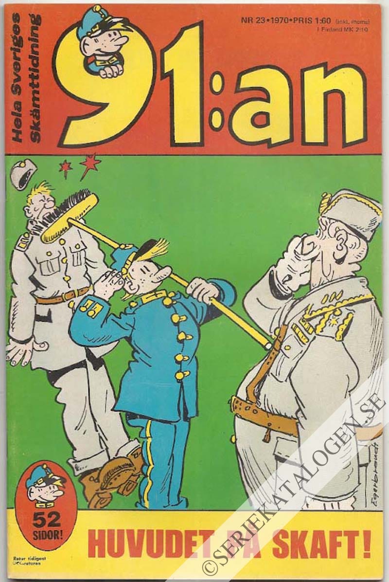 Framsida på 91:an #23 (1970)