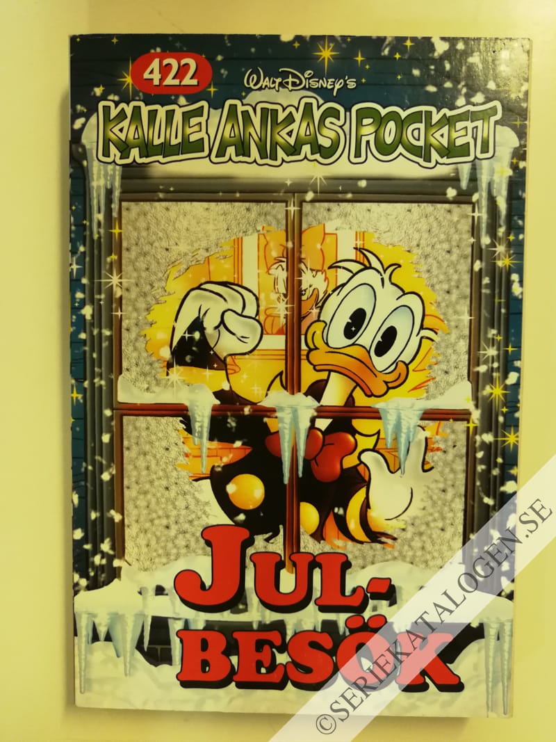 Framsida på Kalle Ankas pocket #422 - Julbesök (2013)