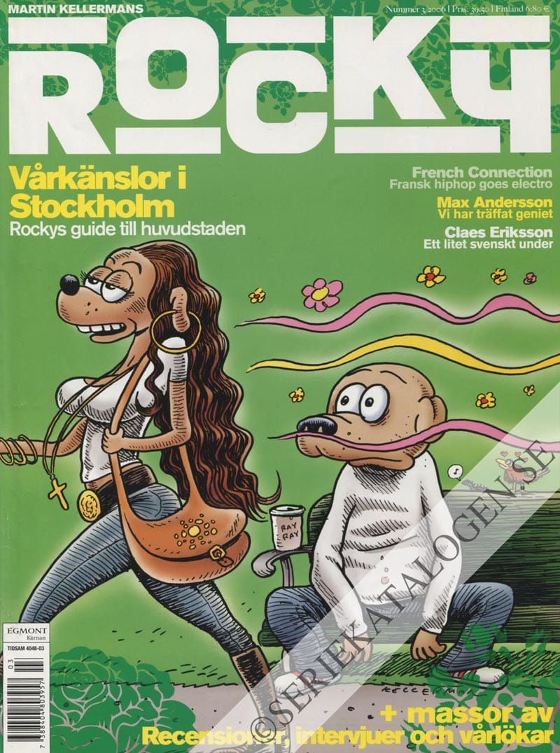 Framsida på Martin Kellermans Rocky Vårkänslor i Stockholm (2006)