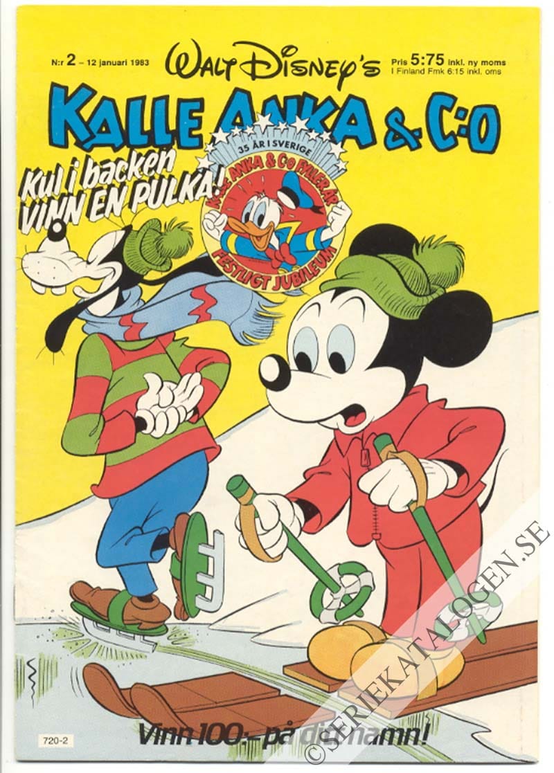 Framsida på Kalle Anka & C:o #2 (1983)