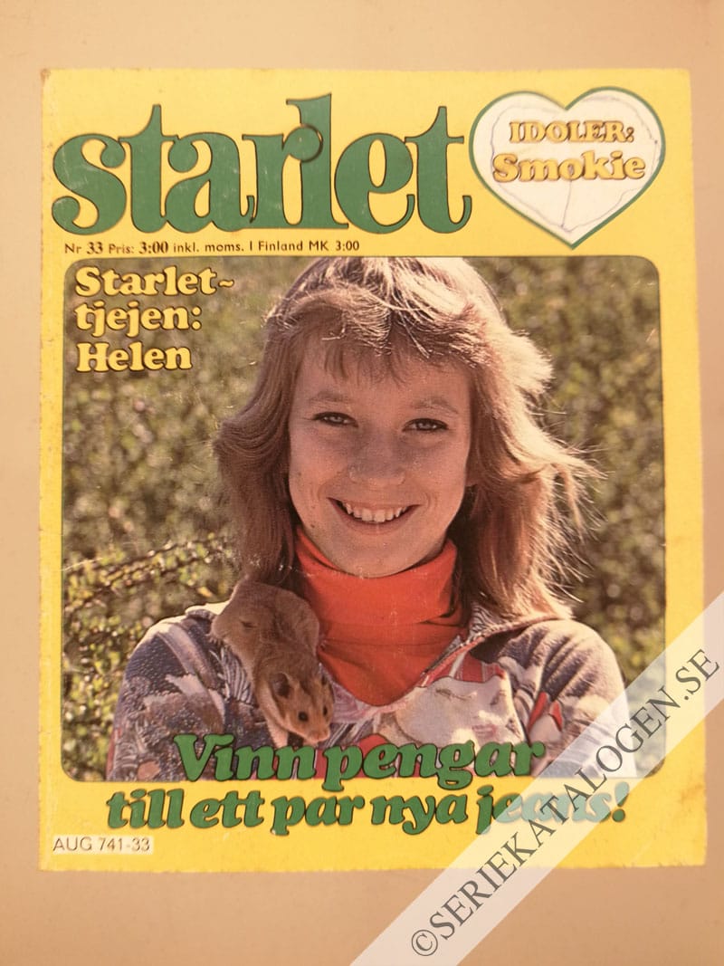 Framsida på Starlet #33 (1977)