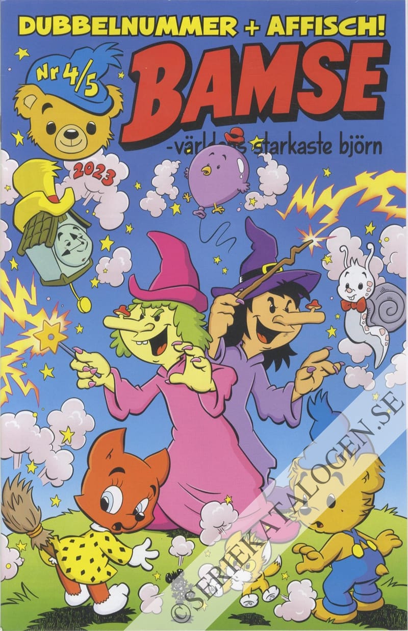 Framsida på Bamse #4-5 (2023)