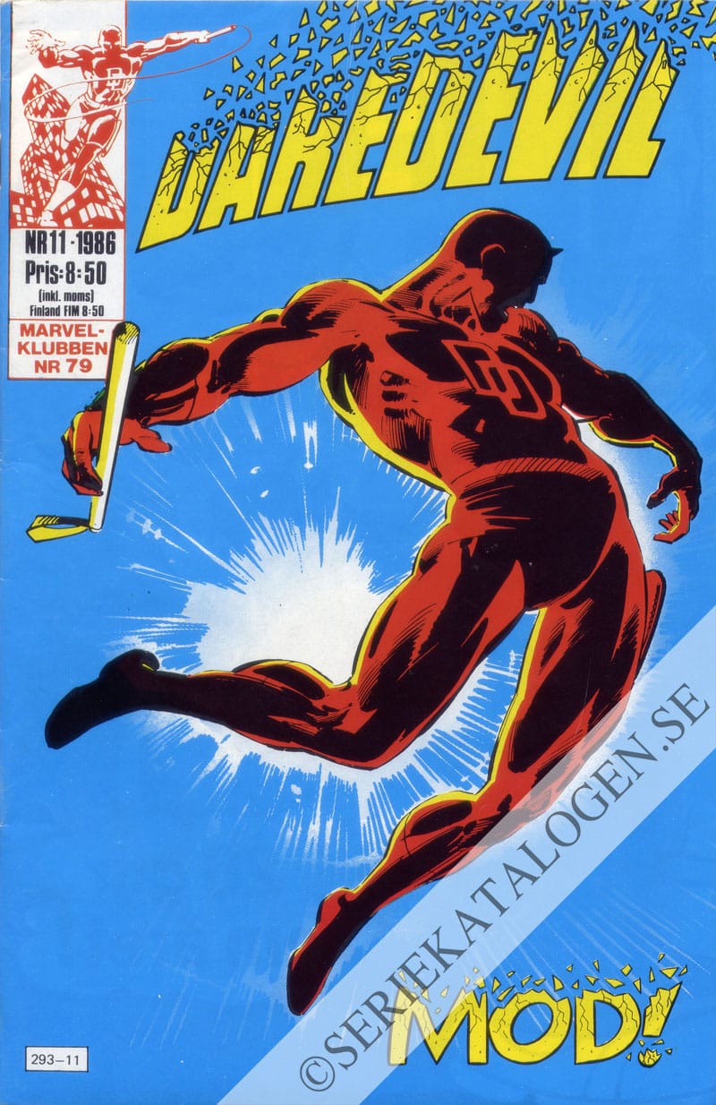 Framsida på Daredevil #11 (1986)