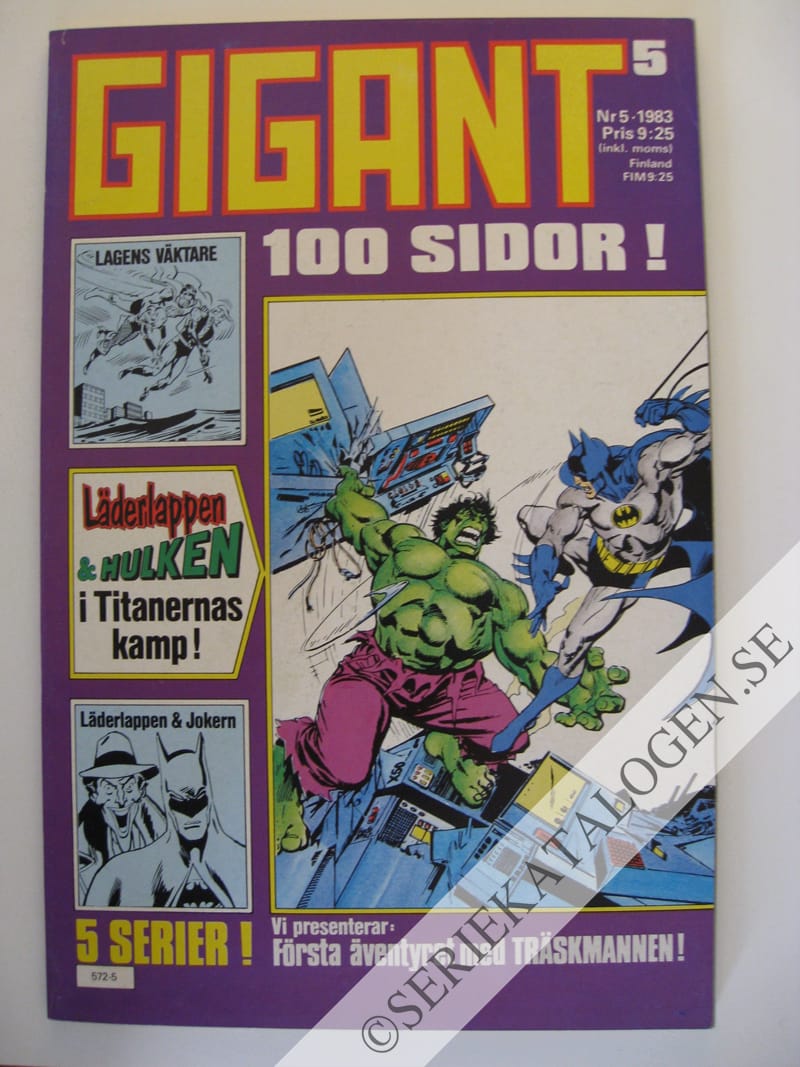 Framsida på Gigant #5 (1983)