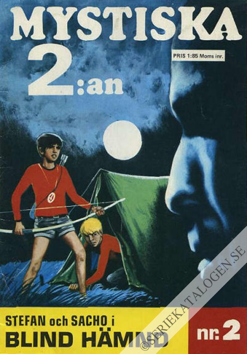 Framsida på Mystiska 2:an #2 (1970)