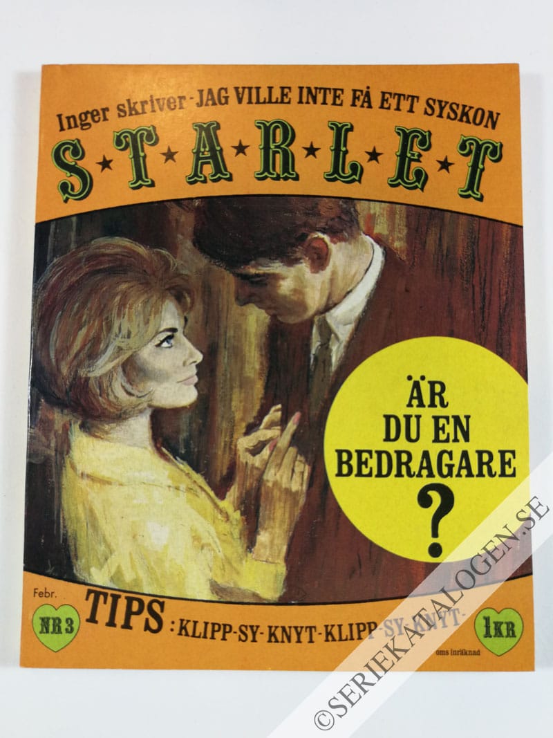 Framsida på Starlet #3 (1967)