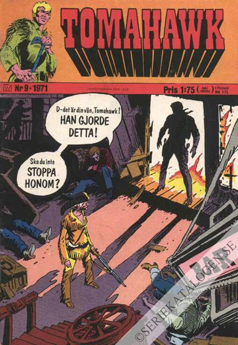 Framsida på Tomahawk #9 (1971)