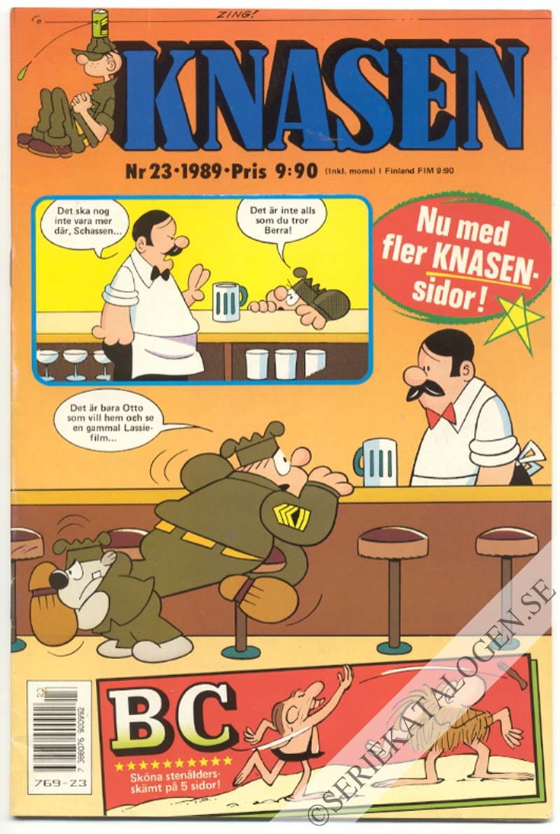 Framsida på Knasen #23 (1989)