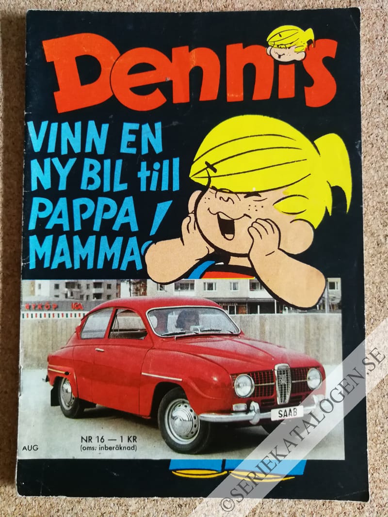 Framsida på Dennis #16 (1965)