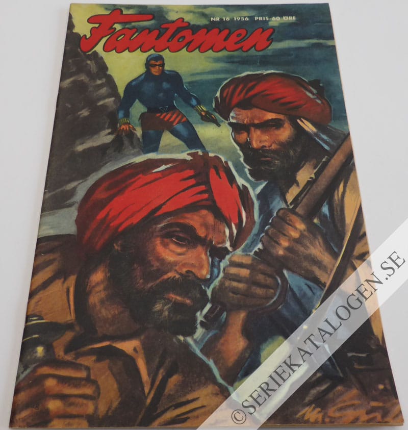Framsida på Fantomen #16 (1956)